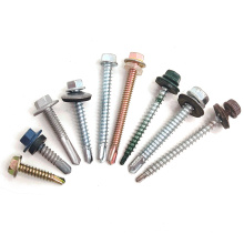 Hex washer head self drilling tek screw